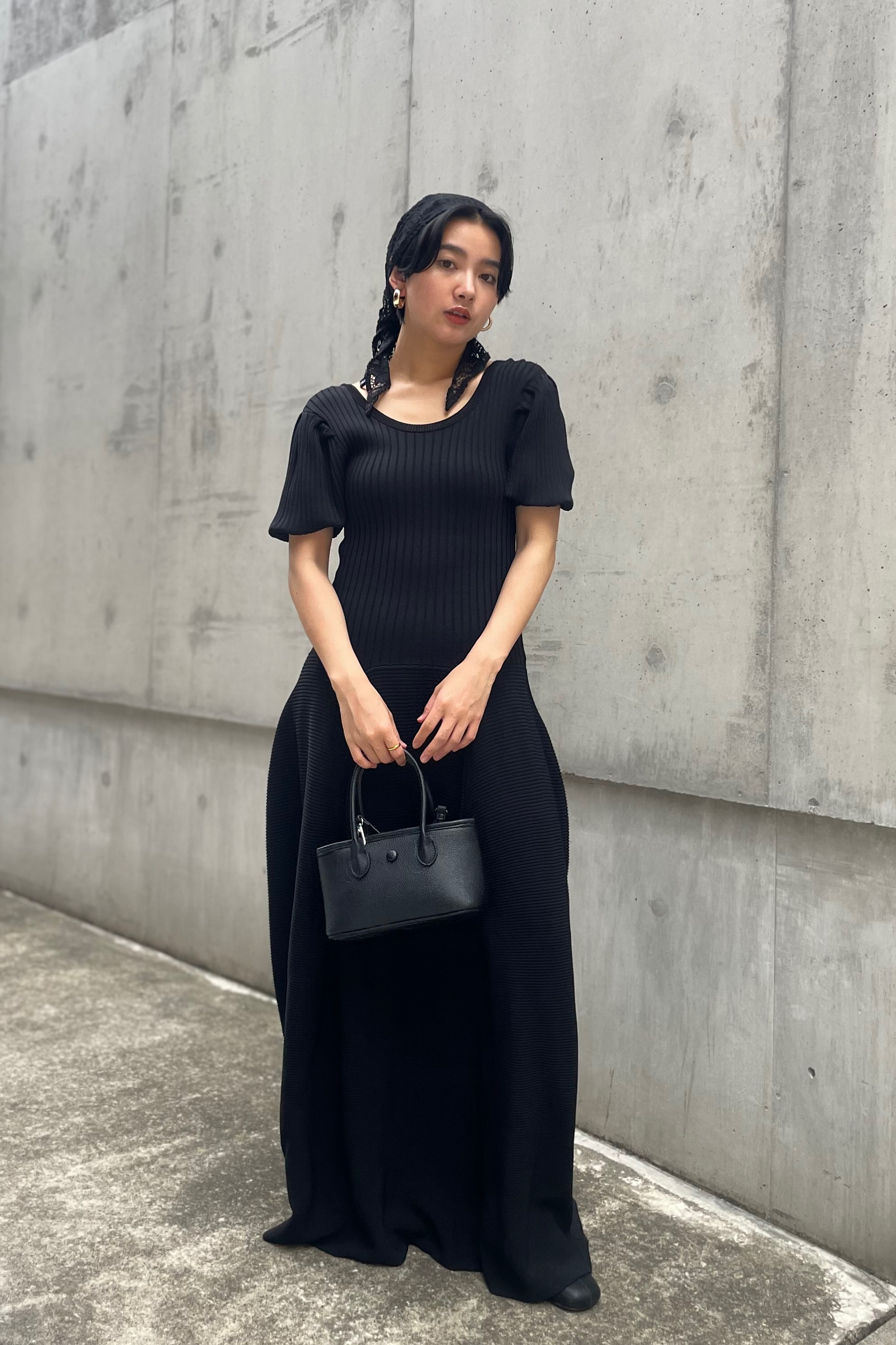 Honey mi Honey タフタミニワンピース　パフスリーブ　Aラインリボン HONEY MI HONEY OFFICIAL | 【new in】 ribbon puff sleeve