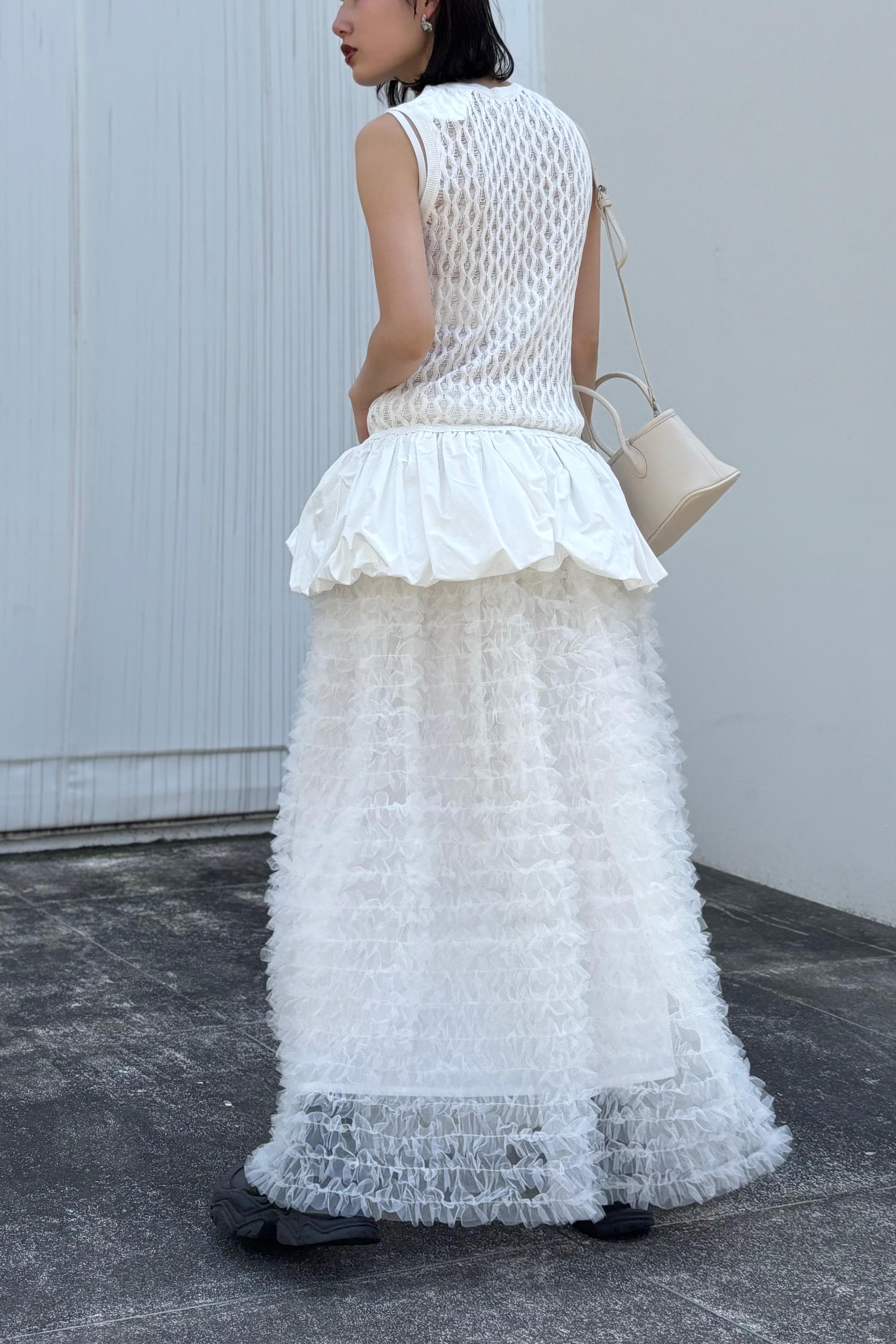 DT★Max Mara★efebo チュールスカート tulle long skirt