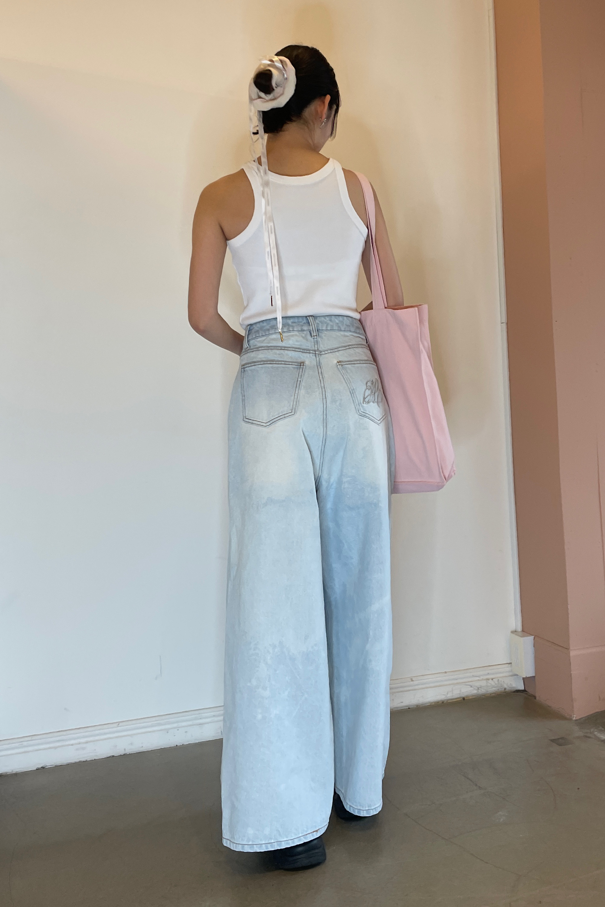 【新品】HONEY MI HONEY 2wayフレアデニム two-way denim flare pants