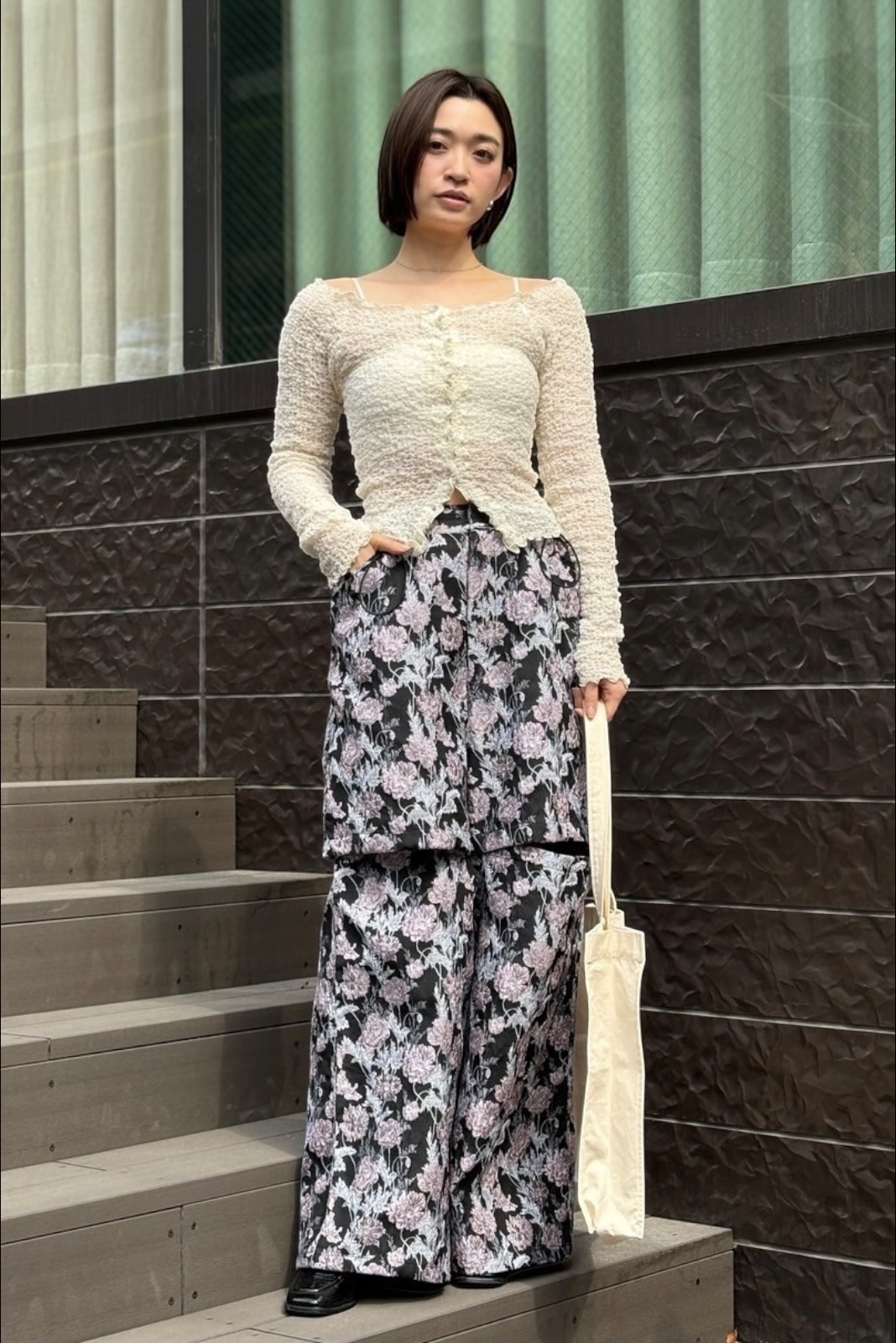 【honey mi honey】quilting over coat pants Abby Ankle Tencel Pants – Hinson Wu