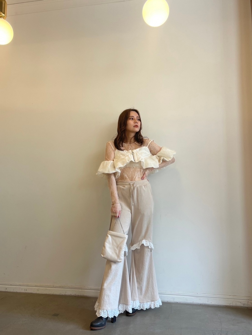 jacquard corset camisole