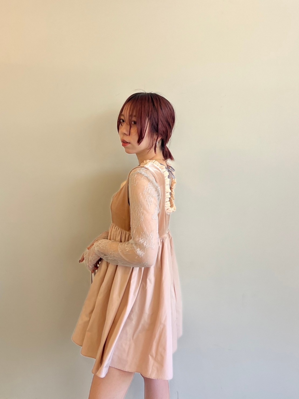 ワンピース HONEY MI HONEY velor mini one-piece velour mini one-piece